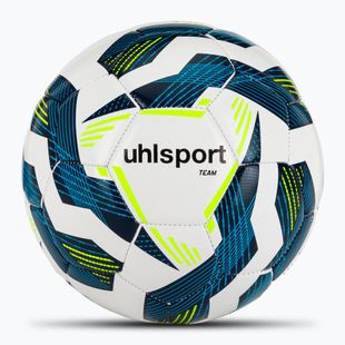 Piłka do piłki nożnej uhlsport Team white/navy/fluo yellow rozmiar 4