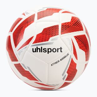 Piłka do piłki nożnej uhlsport Attack Addglue white/red/silver rozmiar 4