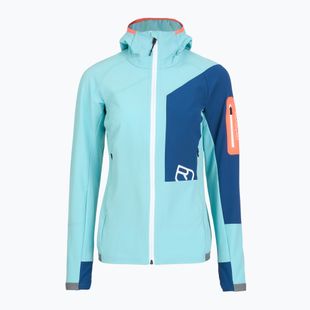 Kurtka softshell damska ORTOVOX Berrino Hooded ice waterfall