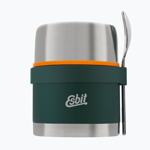 Termos na żywność ze sztućcami Esbit Stainless Steel Food Jug 500 ml forest green