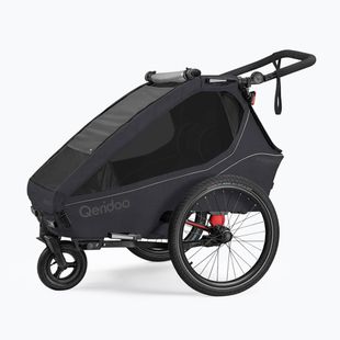 Przyczepka rowerowa Qeridoo Kidgoo 2 phantom grey