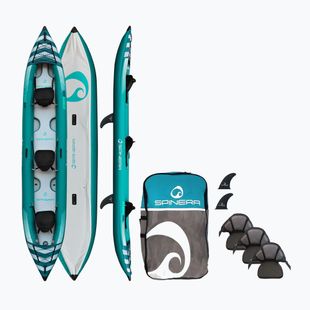 Kajak pompowany 3-osobowy SPINERA Hybris 475 teal/white/grey