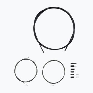 Zestaw linek i pancerzy przerzutki Shimano Y60198010 Optislick black