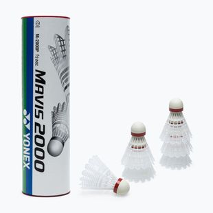 Lotki do badmintona YONEX Mavis 2000 fast 6 szt. white