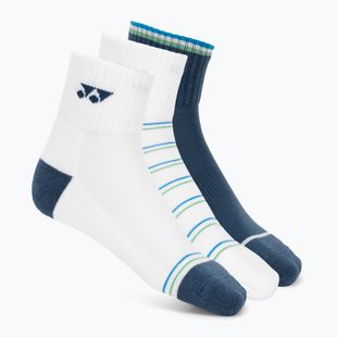 Skarpety YONEX 19236 Quarter 3 pary navy/white/green