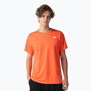 Koszulka tenisowa męska YONEX 10728 Crew Neck cyber orange