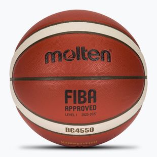 Piłka do koszykówki Molten B7G4550 FIBA brown rozmiar 7