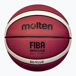 Piłka do koszykówki Molten B7G4550 FIBA brown rozmiar 7