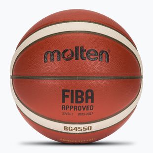Piłka do koszykówki Molten B6G4550 FIBA brown rozmiar 6