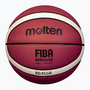 Piłka do koszykówki Molten B6G4550 FIBA brown rozmiar 6