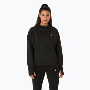 Bluza do biegania damska ASICS Nagino Run Adjustable Hoodie performance black