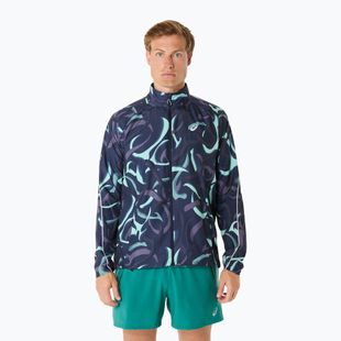 Kurtka do biegania męska ASICS Road Lite-Show Packable midnight