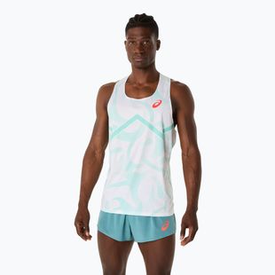 Koszulka do biegania męska ASICS Light Knit Singlet soothing sea
