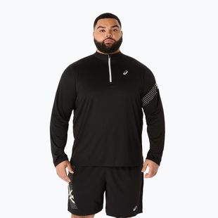 Bluza do biegania męski ASICS Icon LS 1/2 Zip performance black