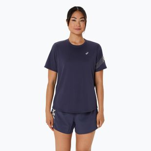 Koszulka do bieganie damska ASICS Icon SS Top indigo fog