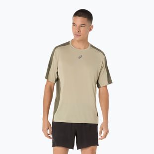 Koszulka do biegania męska ASICS Fujitrail Elite Top khaki/mantle green