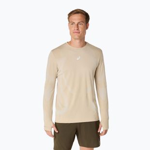 Longsleeve do biegania męski ASICS Road Seamless cream
