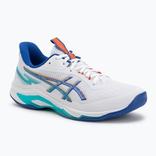 Buty męskie ASICS Netburner Ballistic FF 4 white/asics blue