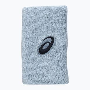 Frotki na nadgarstki ASICS Wrist Band Long 2 szt. grey/blue