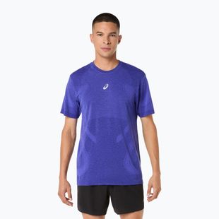 Longsleeve do biegania męski ASICS Road Seamless cobalt burst/eggplant