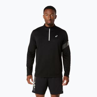 Longsleeve do biegania męski ASICS Icon 1/2 Zip performance black/cream