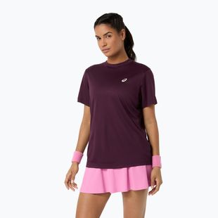 Koszulka tenisowa damska ASICS Court Top W dark aubergine