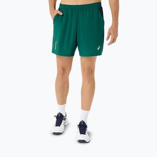 Spodenki tenisowe męskie ASICS Padel Court 7IN jewel green