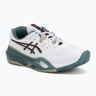 Buty do tenisa męskie ASICS Gel-Resolution X Clay white/dark aubergine