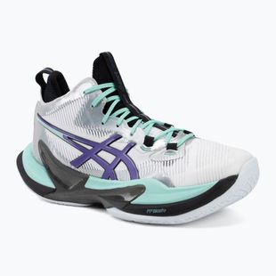 Buty do siatkówki męskie ASICS Metarise 2 white/radiant amethyst