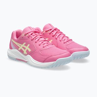 Buty do tenisa dziecięce ASICS Gel-Dedicate 9 GS dragon fruit/soft yellow