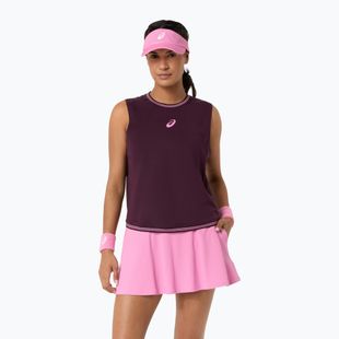 Koszulka tenisowa damska ASICS Game Sleeveless Top W dark aubergine