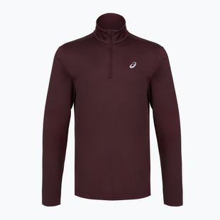 Bluza do biegania męska ASICS Core Ls 1/2 Zip Winter Top dark currant