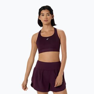 Biustonosz treningowy ASICS Road Compression dark aubergine