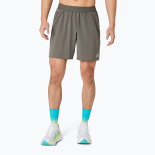Spodenki do biegania męskie Asics Road 2-N-1 7In Short Truffle Grey