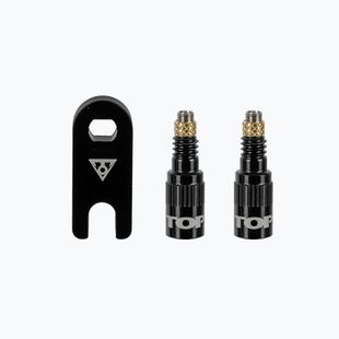 Adapter zaworu Topeak Turboflow Valve Adapter 2szt. black