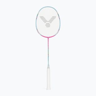 Rakieta do badmintona VICTOR DriveX 6SP QM fluorescent rose-red/light blue
