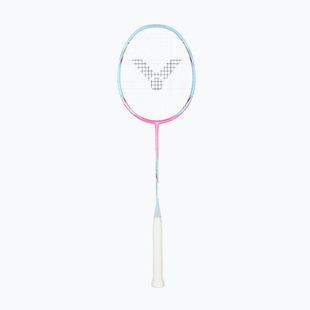Rakieta do badmintona VICTOR DriveX 6SP QM fluorescent rose-red/light blue
