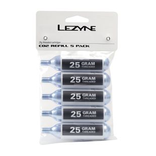 Naboje gazowe Lezyne Threaded CO2 5 szt. silver