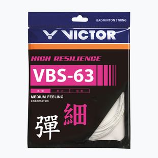 Naciąg badmintonowy VICTOR VBS 63 - set white