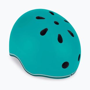 Kask dziecięcy Globber Go.Up Lights teal
