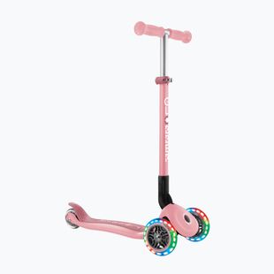 Hulajnoga trójkołowa dziecięca Globber Primo Foldable Lights pastel pink
