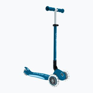 Hulajnoga trójkołowa dziecięca Globber Primo Foldable Plus Lights petrol blue