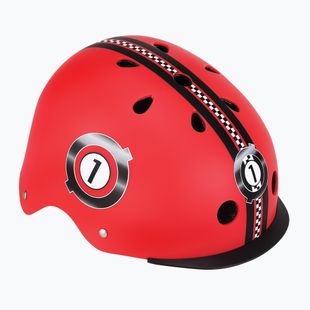 Kask dziecięcy Globber Elite Lights new red racing