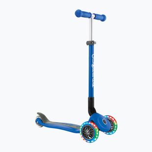 Hulajnoga trójkołowa dziecięca Globber Primo Foldable Lights navy blue