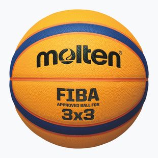 Piłka do koszykówki dziecięca Molten B33T5000 FIBA 3x3 yellow/blue rozmiar 3