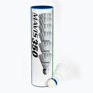 Lotki do badmintona YONEX Mavis 350 W medium 6 szt. white