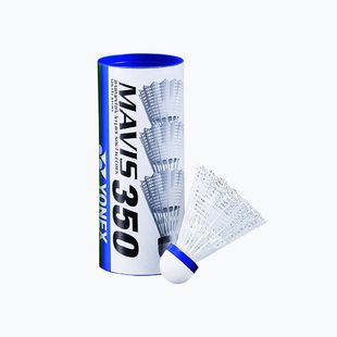Lotki do badmintona YONEX Mavis 350 W medium 6 szt. white