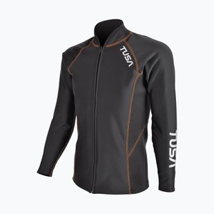 Longsleeve do pływania męski TUSA Rashguard Thermal black