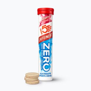 Elektrolity HIGH5 ZERO Caffeine Hit 20 tabs berry
