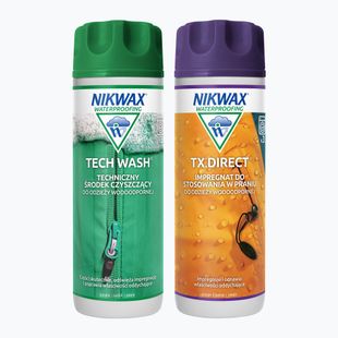 Zestaw do pielęgnacji odzieży i sprzętu outdoor Nikwax Tech Wash + TX-Direct 2 x 300 ml